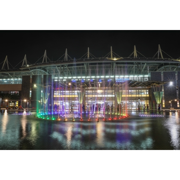 屏東火車站前音樂水舞,菩呈股份有限公司/普前水藝工程