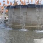 安平港水幕流瀑水景工程