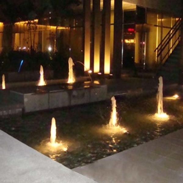 蘭城晶英酒店噴泉照明水景工程,菩呈股份有限公司/普前水藝工程