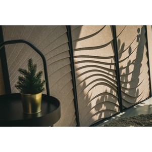 吸音藝術畫 - 流線水波系列 (沙岩色) (一套裝含三幅) , 齊物創製有限公司