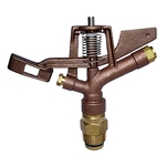 銅質1雙口全迴旋灑水器 , 信發金屬工業社