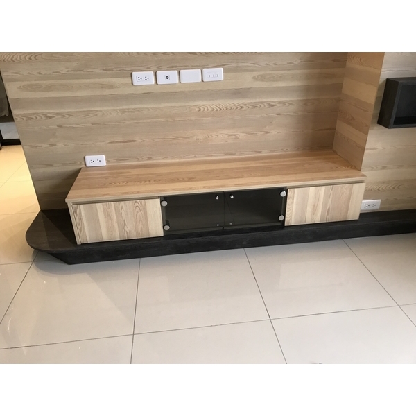 小宅電視櫃-綠裝修 小宅電視櫃-綠裝修,樺岑室內裝修有限公司