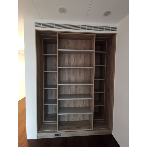 雙層書櫃－綠裝修,樺岑室內裝修有限公司