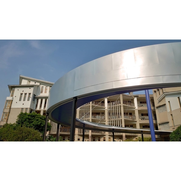 台中市仁美國小大門口塗裝工程,丞宇實業有限公司