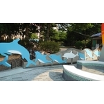 台中市仁美國小大門口塗裝工程 - 丞宇實業有限公司