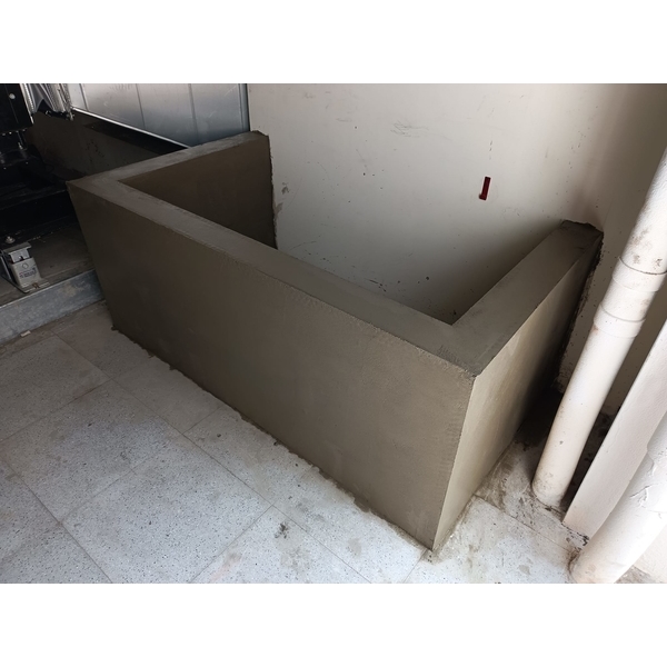 泥作工程－疊磚、打底、粉光