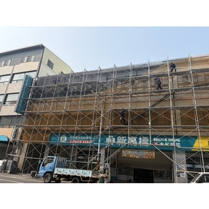 屏東鋁格柵工程實績｜屏東新高橋-大武藥局鋁格柵工程