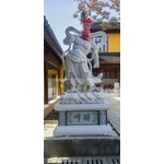 神像石雕-哼哈二將-633白花崗石雕製-立鼎石雕