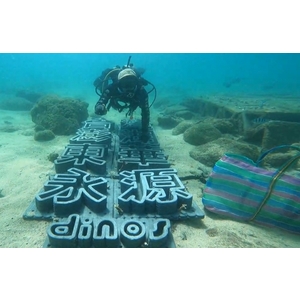 海洋碳匯行動啟航！藝術化碳匯複合礁體進駐澎湖鎖港杭灣