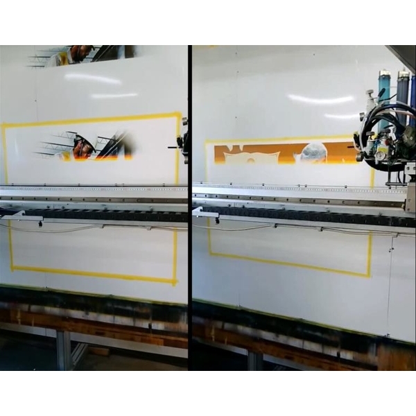 Robo 機器人噴畫施作,東海廣告工程有限公司