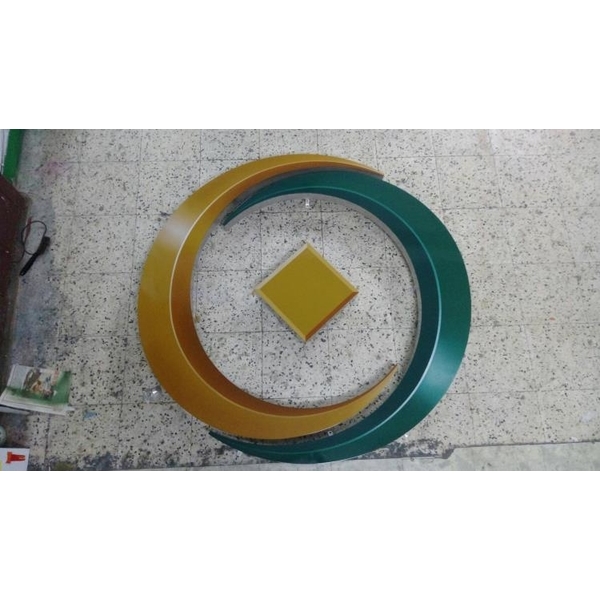 第一銀行商標噴畫,東海廣告工程有限公司