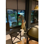 餐廳客用區玻璃洗刮擦 - 澄明環境清潔股份有限公司