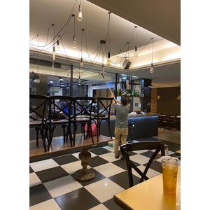 開放廚餐廳玻璃洗刮擦