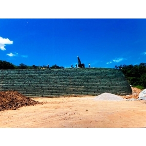 回包式加勁擋土牆-桃園蘆竹工地