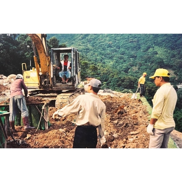 回包式加勁擋土牆-桃園蘆竹工地-擴疆實業有限公司