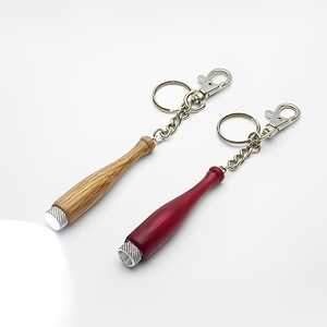 (球棒型)LED木製鑰匙圈,明興木器廠