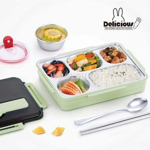 咪兔五格餐盒1800ml(附湯碗/筷匙) MT-1768,惠暘企業有限公司