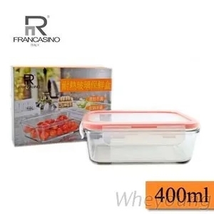 弗南希諾 玻璃保鮮盒400ml FR-3228,惠暘企業有限公司