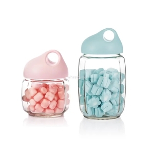 家魔仕 紫羅蘭玻璃儲物罐二入組420+800ml WY-4280,惠暘企業有限公司