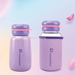 弗南希諾 紫鑽禮盒組(#304保溫瓶+玻璃瓶) FR-1748,惠暘企業有限公司