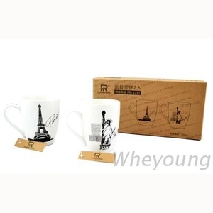 新骨瓷杯二入禮盒組 FR-3237,惠暘企業有限公司