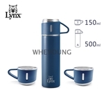 【Lynx】保溫瓶分享杯組-一瓶三杯(瓶500ml 杯150ml) LY-1792