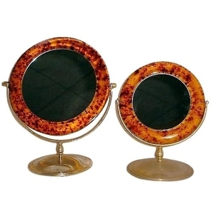 玳瑁色化妝立鏡,永順毛刷企業有限公司