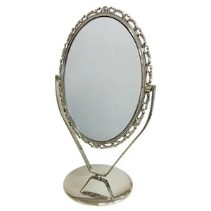 晶瑩水漾橢圓雙面桌鏡,永順毛刷企業有限公司