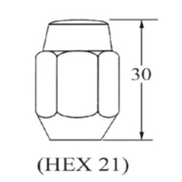 車輪螺帽Wheel Nut (1pc)-慶益工業股份有限公司