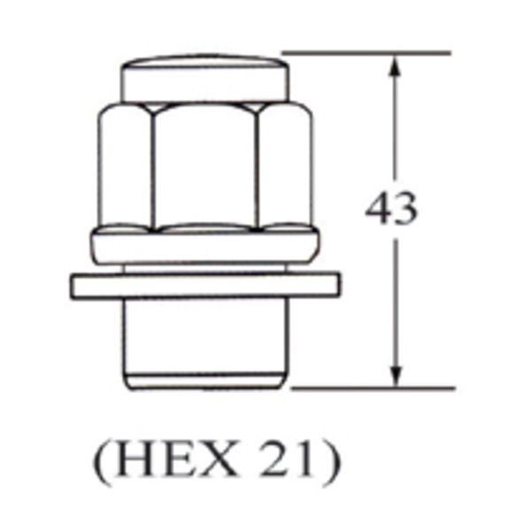 車輪螺帽Wheel Nut (2pc)-慶益工業股份有限公司