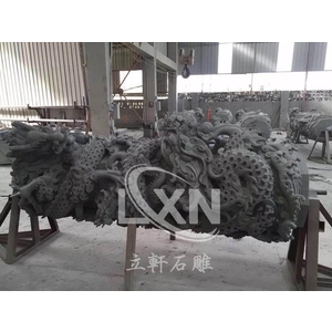 宗教建築雕刻龍柱 , 立軒貿易有限公司/立軒石雕