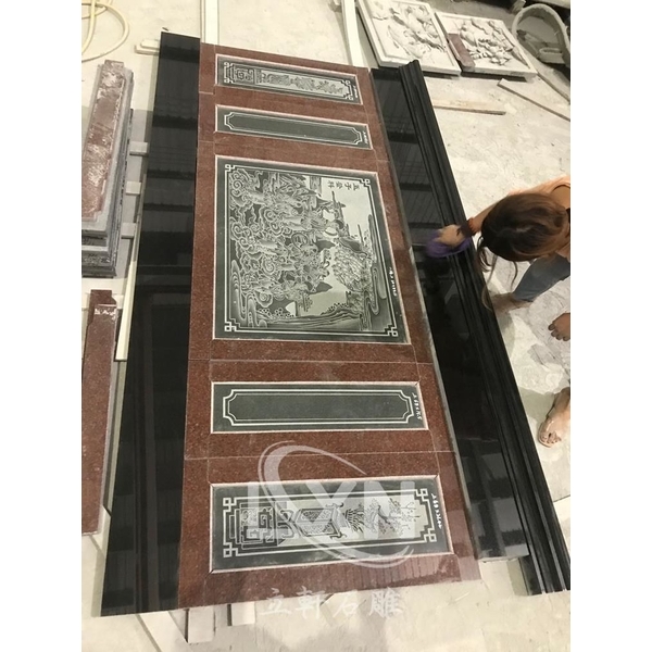 宗教建築雕刻外牆石材浮雕-立軒貿易有限公司/立軒石雕