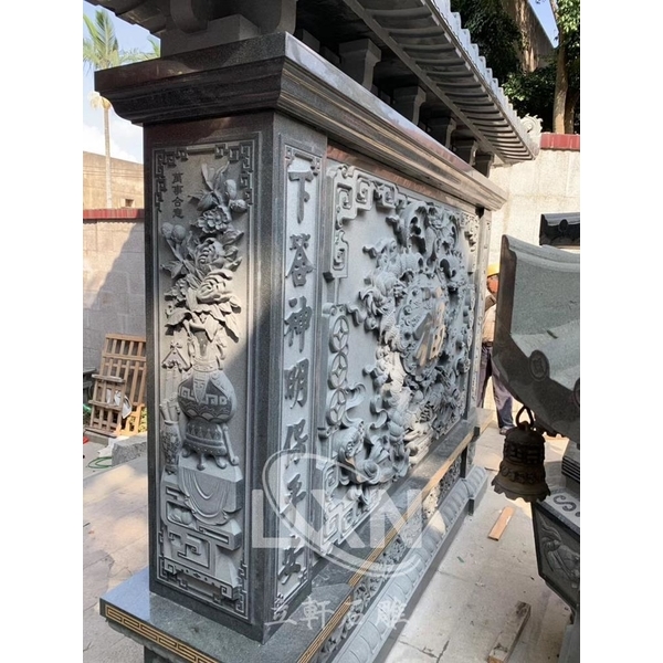 宗教建築雕刻石雕照壁-立軒貿易有限公司/立軒石雕