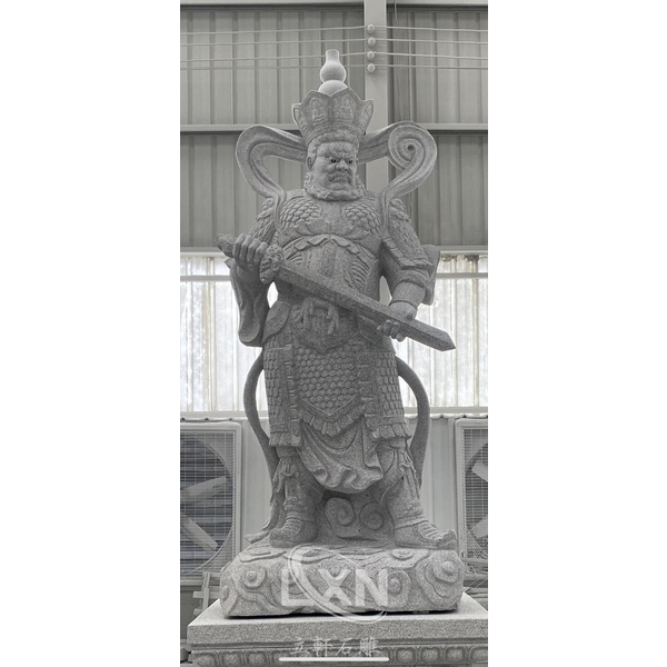宗教建築雕刻石雕四大天王神像-立軒貿易有限公司/立軒石雕