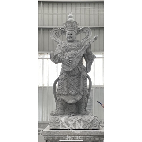宗教建築雕刻石雕四大天王神像-立軒貿易有限公司/立軒石雕