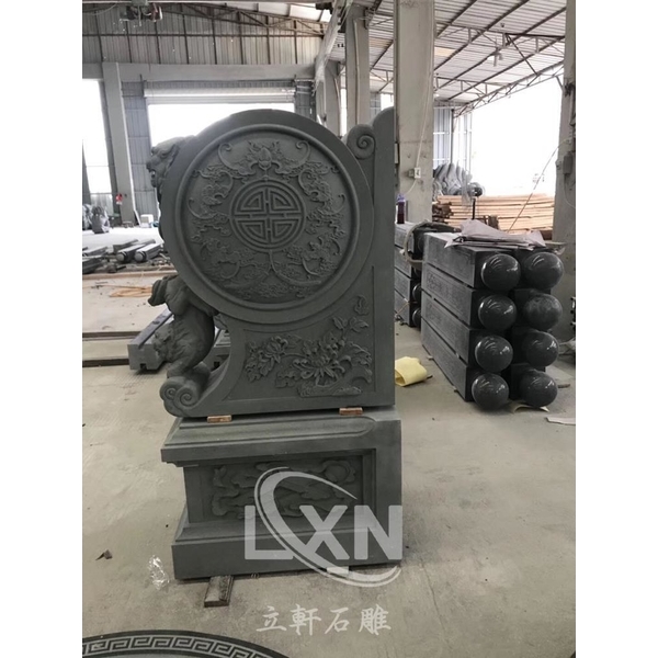 宗教建築雕刻石雕造型石鼓-立軒貿易有限公司/立軒石雕