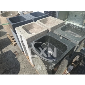 景觀石雕洗手台、流水組 , 立軒貿易有限公司/立軒石雕