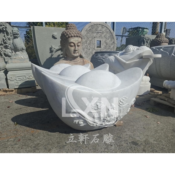 景觀石燈、石擋-立軒貿易有限公司/立軒石雕