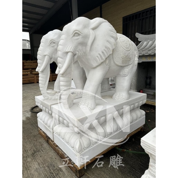 石象靈獸石雕-立軒貿易有限公司/立軒石雕