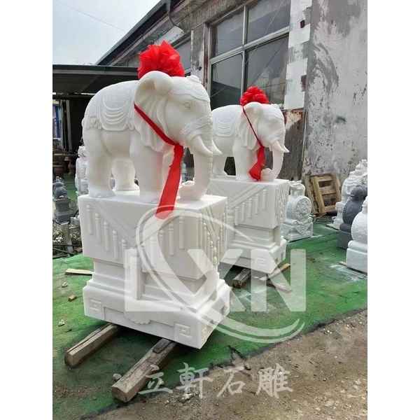 石象靈獸石雕-立軒貿易有限公司/立軒石雕