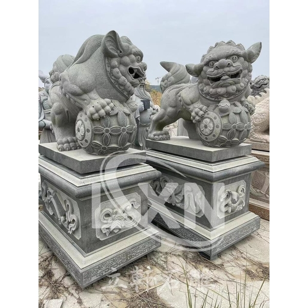 石獅靈獸石雕-立軒貿易有限公司/立軒石雕