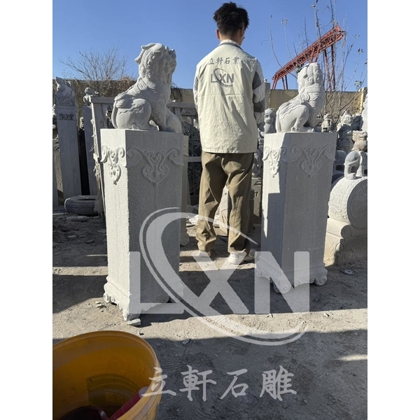 石獅靈獸石雕-立軒貿易有限公司/立軒石雕