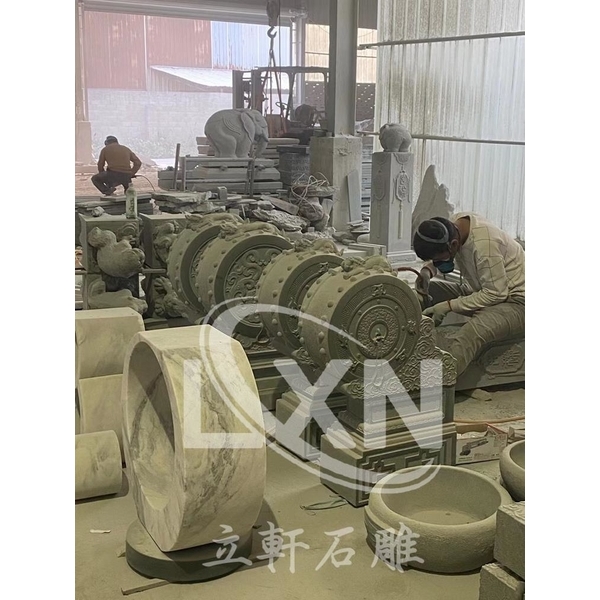 石雕石鼓-立軒貿易有限公司/立軒石雕