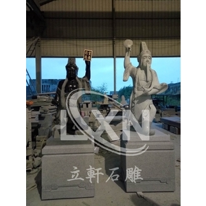 石雕七爺八爺黑白無常,立軒貿易有限公司/立軒石雕