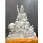精緻玉雕文殊菩薩 , 立軒貿易有限公司/立軒石雕