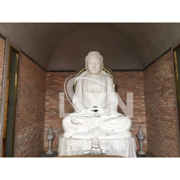 玉雕釋迦牟尼-立軒貿易有限公司/立軒石雕