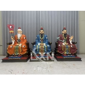 玻璃纖維造像三清尊神