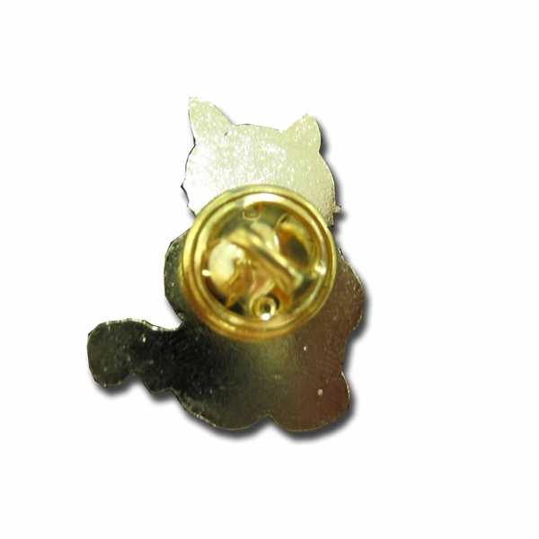 貓咪造型金屬徽章-千琦刺繡有限公司