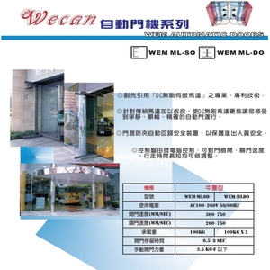 90度摺疊式自動門機 , 祐增有限公司