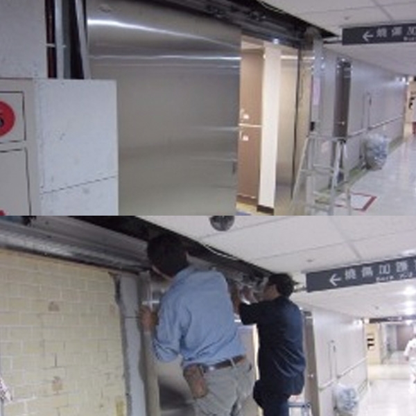 防火自動門安裝-國泰醫院燒燙傷加護病房,祐增有限公司
